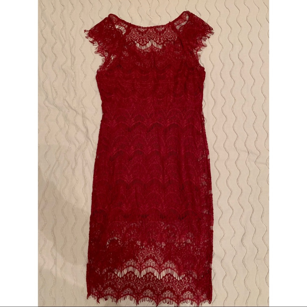 Red Free People Dress